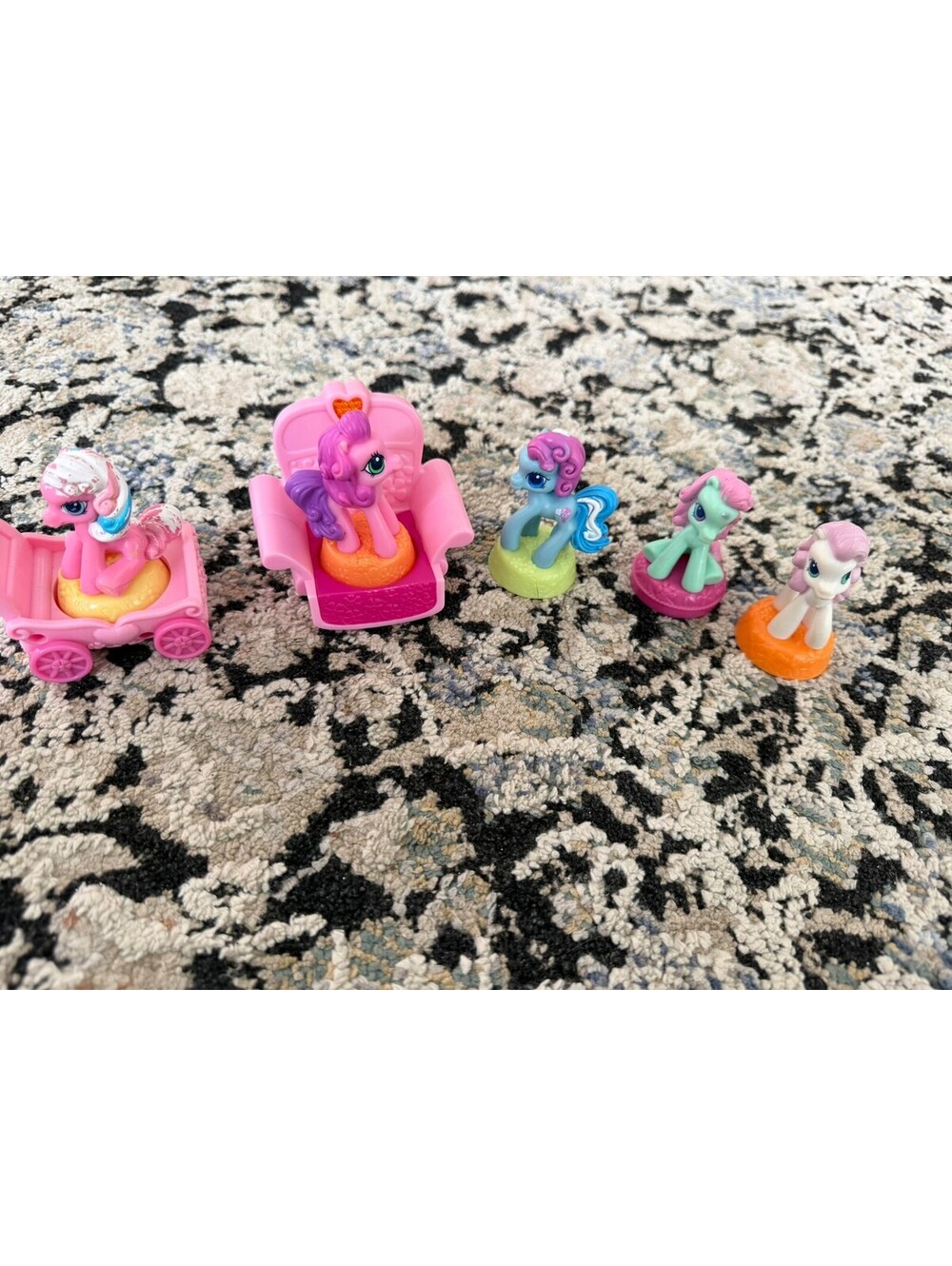 2007 McDonald's My Little Pony G3 Ponyville Happy Meal Toys Lot of 5 Hasbro